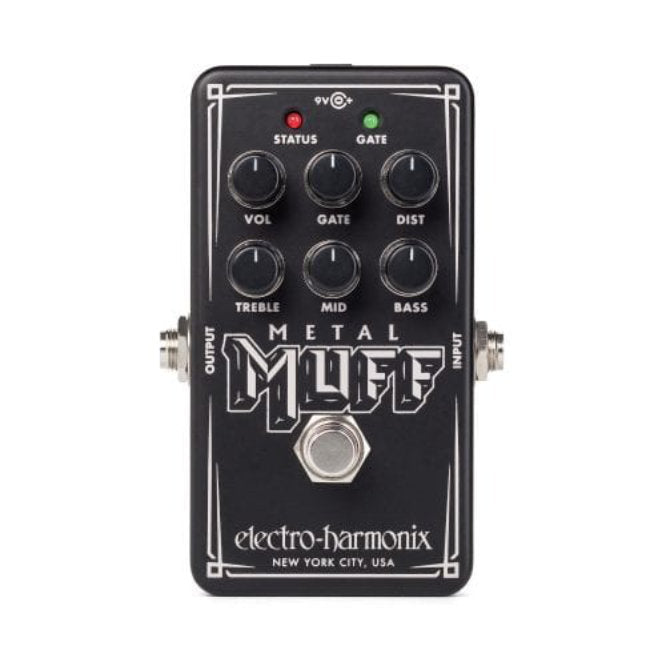 Electro-Harmonix Nano Metal Muff Distortion Pedal with Noise Gate - Bananas at Large®
