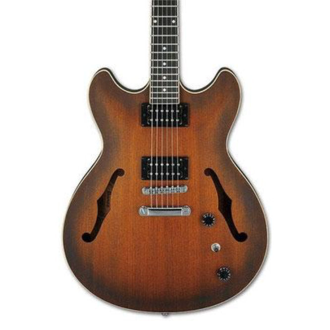 Ibanez AS53 Artcore Series Semi-Hollow Body Electric Guitar - Tobacco Flat