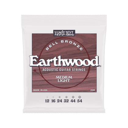 Ernie Ball Earthwood Bell Bronze Acoustic Guitar Strings - Medium Light - 12-54