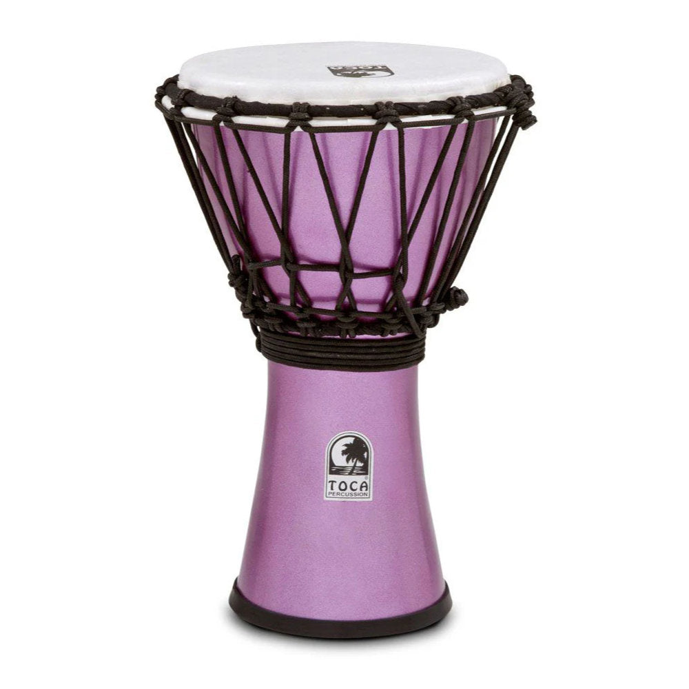 Toca Freestyle Colorsound 7in Djembe - Metallic Violet - Bananas at Large®