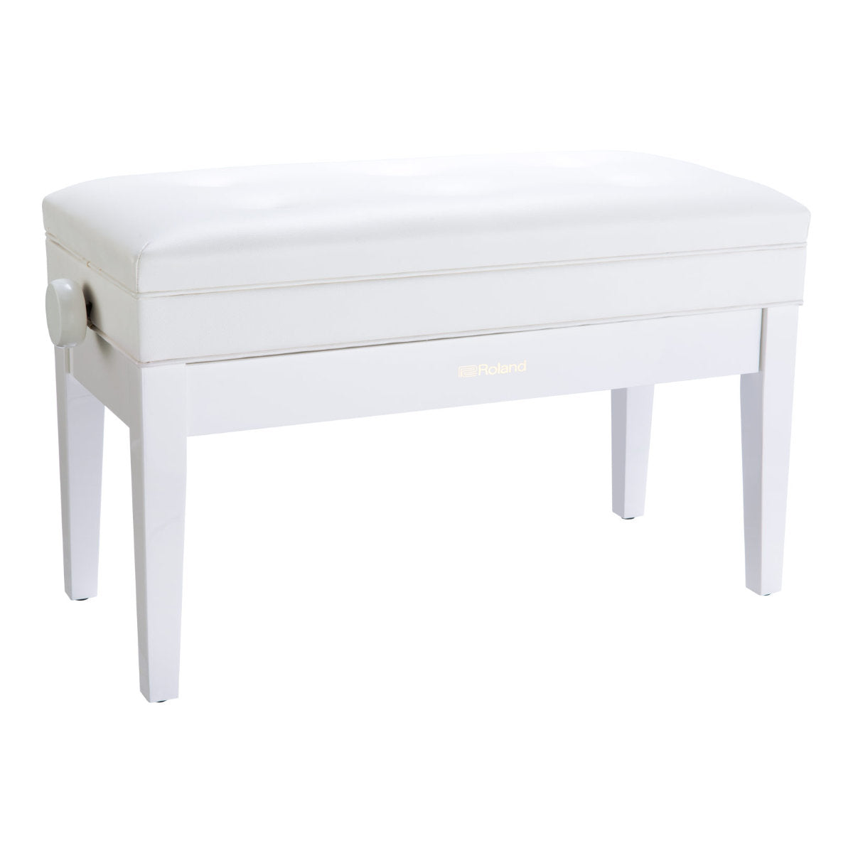 Roland RPB-D400PW Duet Piano Bench - Polished White