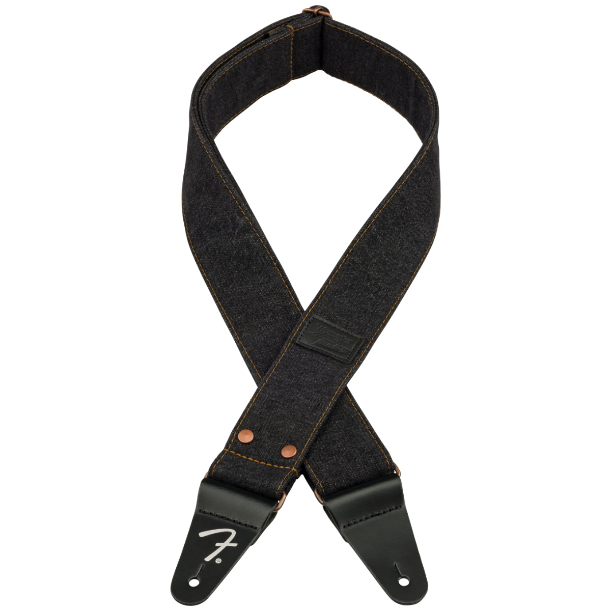Fender x Wrangler Denim Guitar Strap - Black