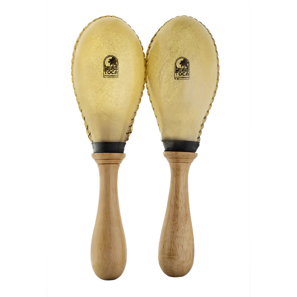 Toca Traditional Authentic Rawhide Maraca - Medium