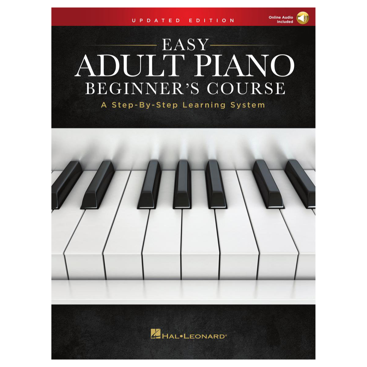 Hal Leonard Easy Adult Piano Beginner's Course - Updated Edition A Step-by-Step Learning System - Easy Adult Piano Softcover Audio Online - Bananas at Large®