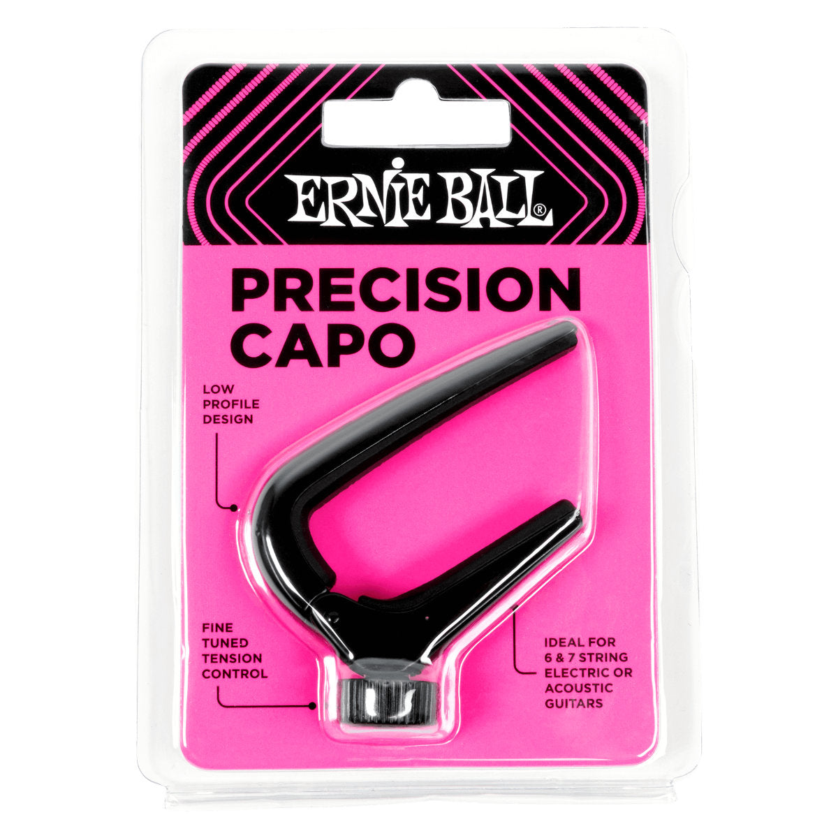 Ernie Ball Precision Capo - Black