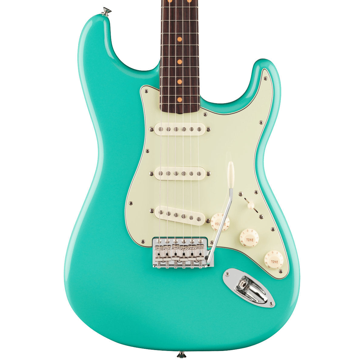 Fender Vintera III Early 60s Stratocaster Electric Guitar - Rosewood Fingerboard - Seafoam Green