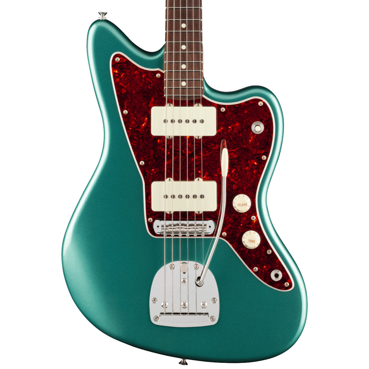 Fender American Professional Classic Jazzmaster® Electric Guitar - Rosewood Fingerboard - Faded Sherwood Green Metallic