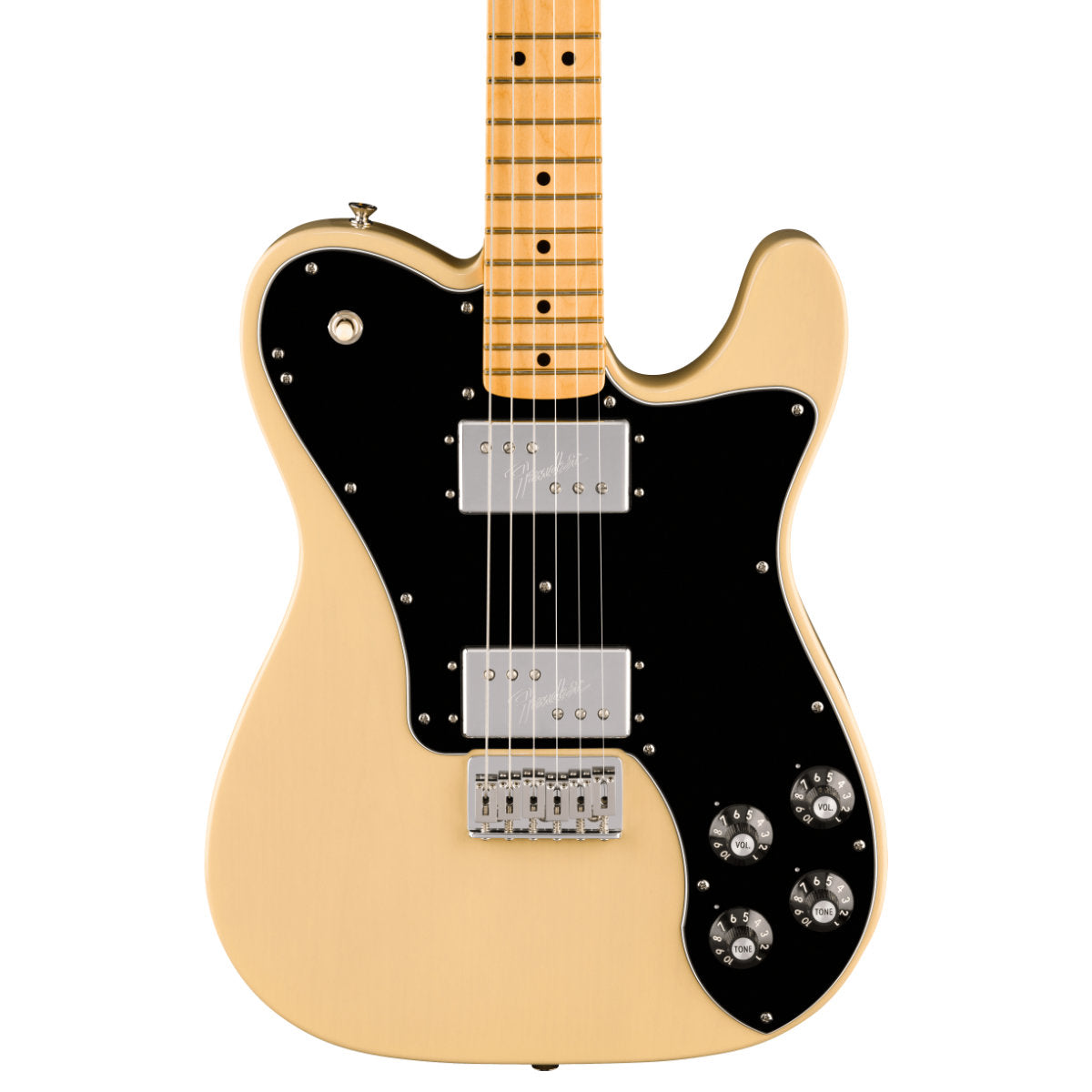 Fender American Vintage II 1975 Telecaster Deluxe Electric Guitar - Maple Fingerboard - Vintage Blonde