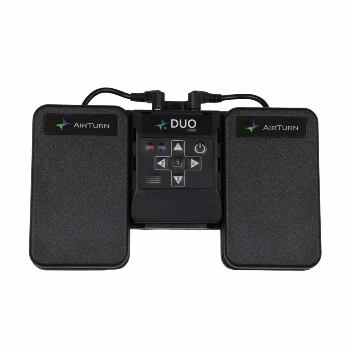 AirTurn DUO 500 Dual Wireless Pedal Controller with Removable Bluetooth Handheld Remote - Bananas at Large®