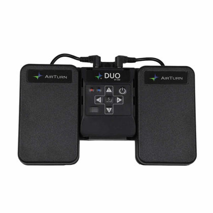 AirTurn DUO 500 Dual Wireless Pedal Controller with Removable Bluetooth Handheld Remote