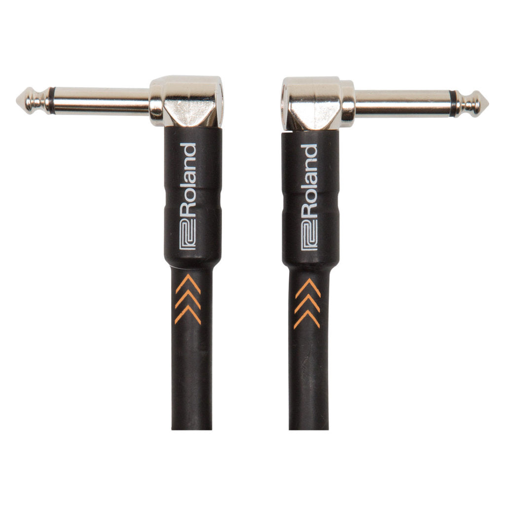 Roland RIC-B3AA Black Series Angle to Angle Instrument Cable - 3 ft. - Bananas at Large®