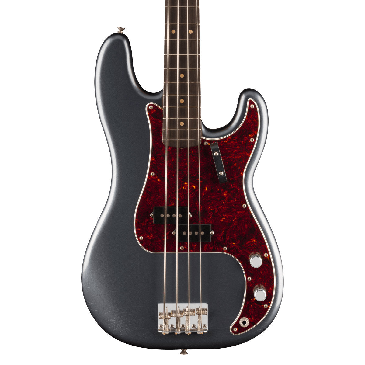 Fender Limited Edition Vintera® II Road Worn® '60s Precision Bass® - Rosewood Fingerboard - Charcoal Frost Metallic - Bananas at Large®