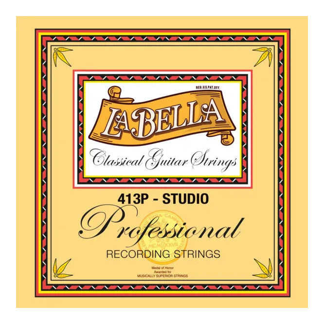 La Bella 413P Professional Studio Recording Nylon Guitar Strings - Medium Tension - Bananas at Large®