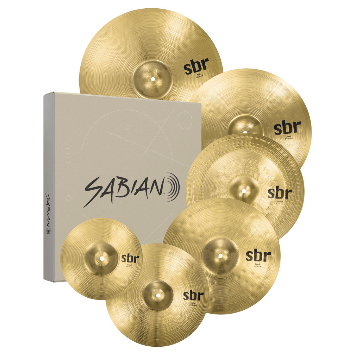 Sabian SBR Super Set Cymbal Pack w/ Free 18in Crash