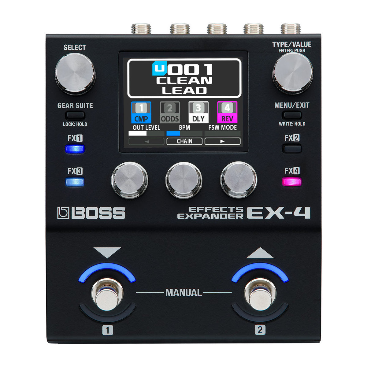 BOSS EX-4 Effects Expander Compact Multi-Effects Pedal