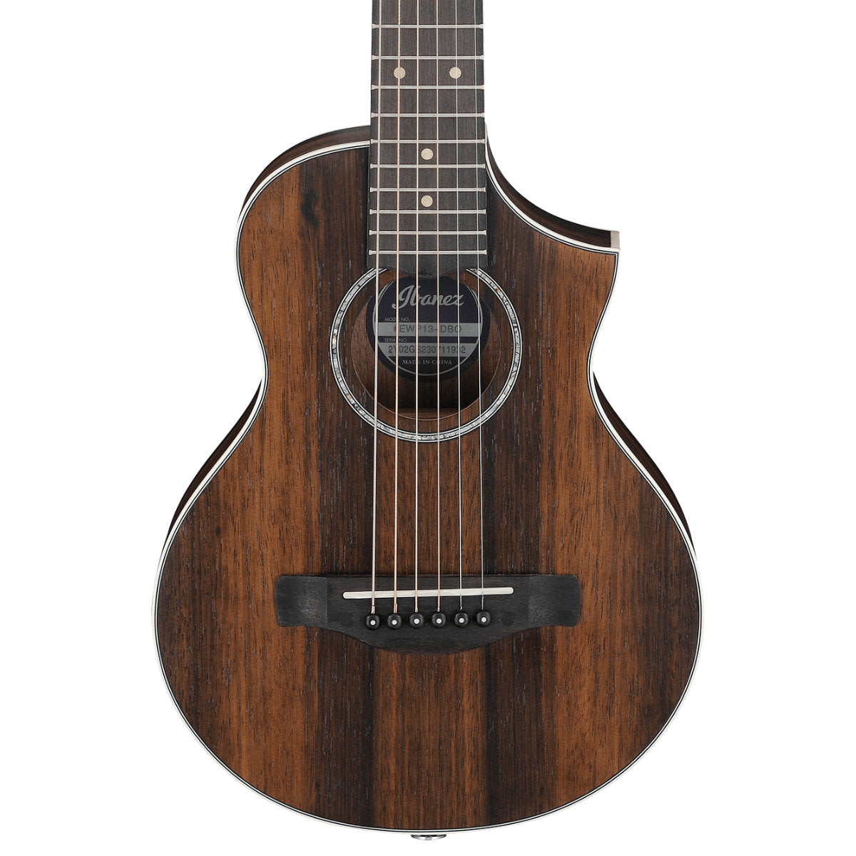 Ibanez EWP13 6-String Piccolo Guitar - Dark Brown Open Pore