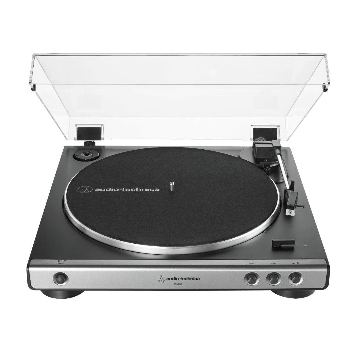 Audio-Technica AT-LP60X Fully Automatic Belt-Drive Turntable - Gun Metal - Bananas at Large®