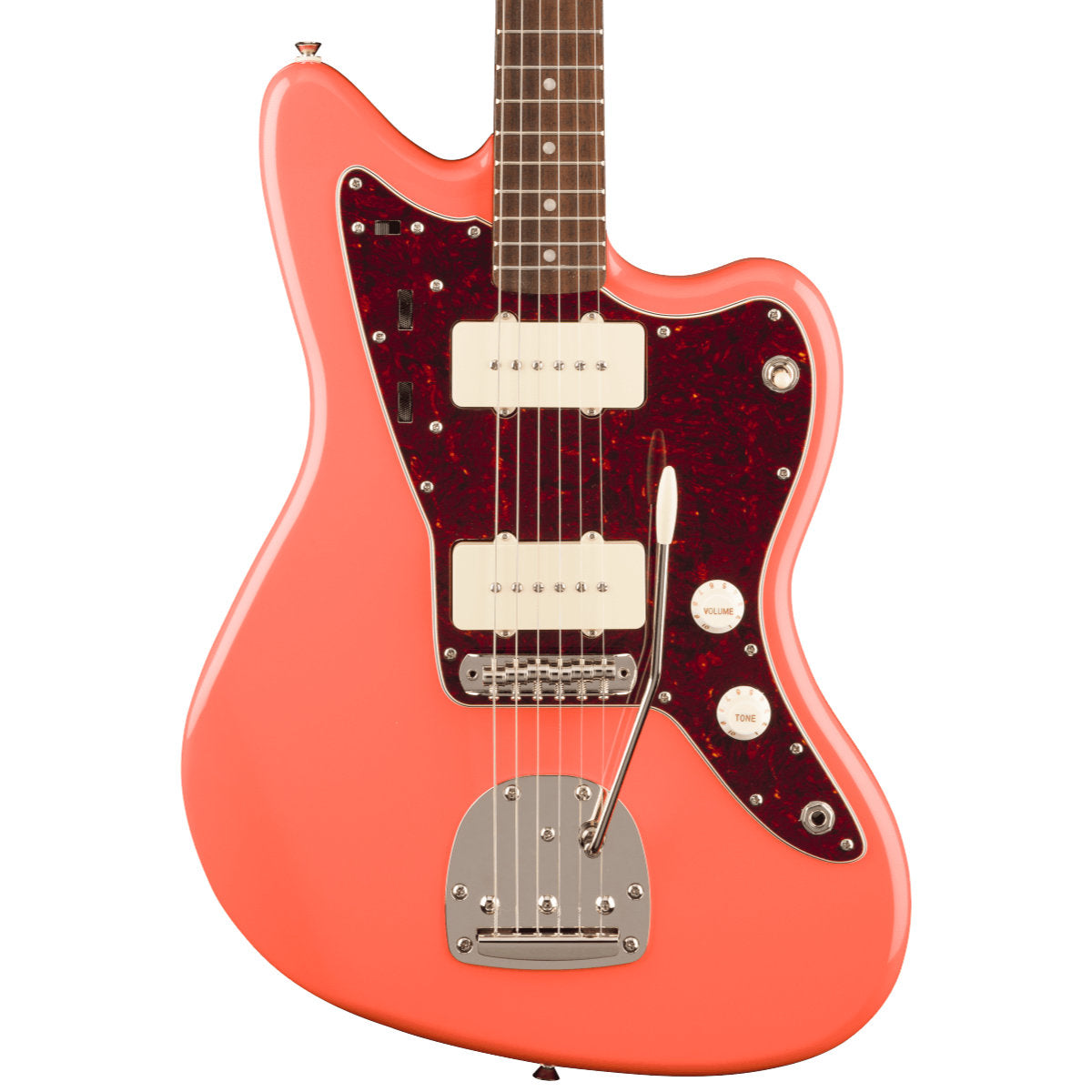 Squier Classic Vibe™ '60s Jazzmaster® Electric Guitar - Laurel Fingerboard - Tortoishell Pickguard - Tahitian Coral