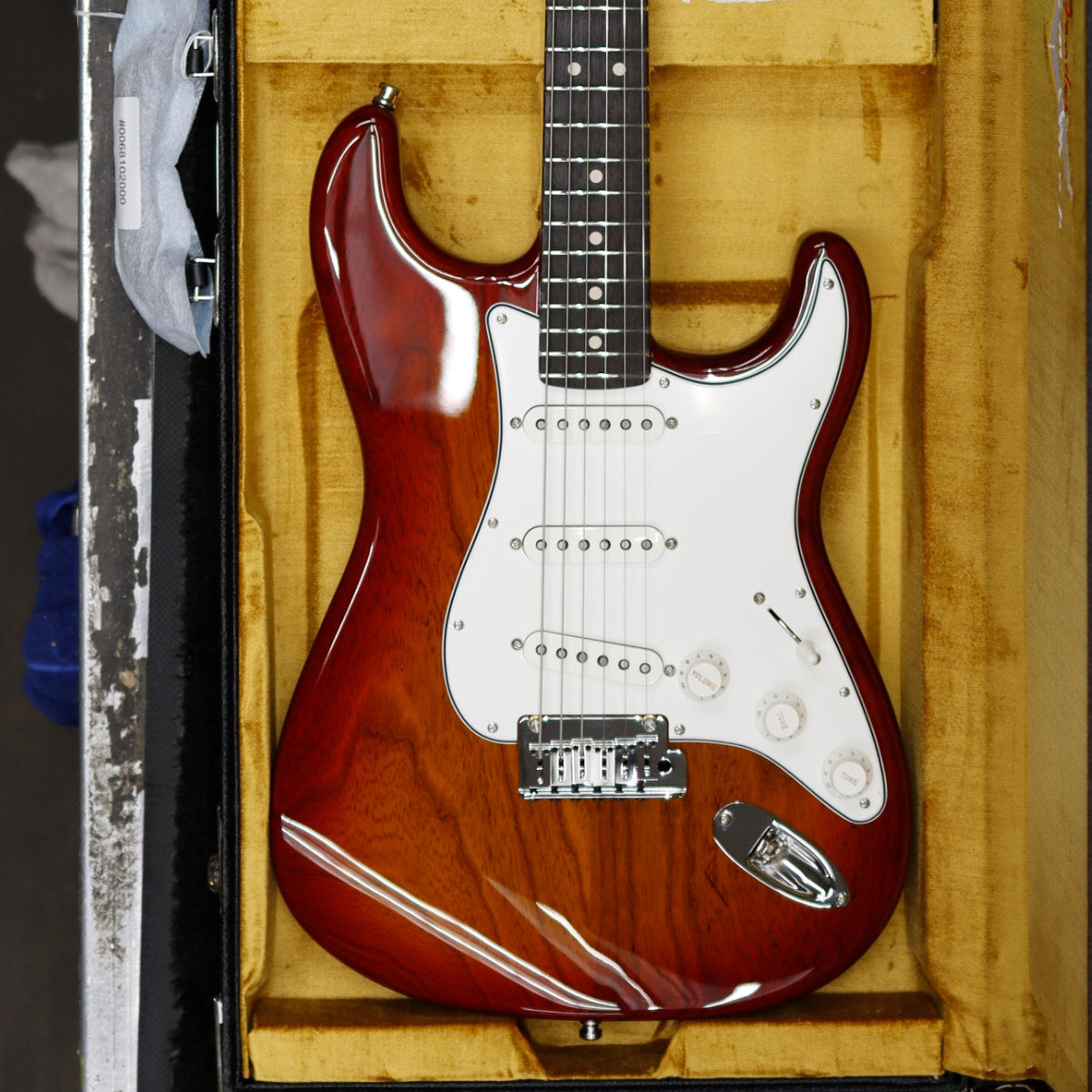 Fender Custom Shop #172 Limited Edition Custom Deluxe Roasted Strat Electric Guitar - NOS w/ Matching Headcap - Aged Cherry Sunburst - Bananas at Large®
