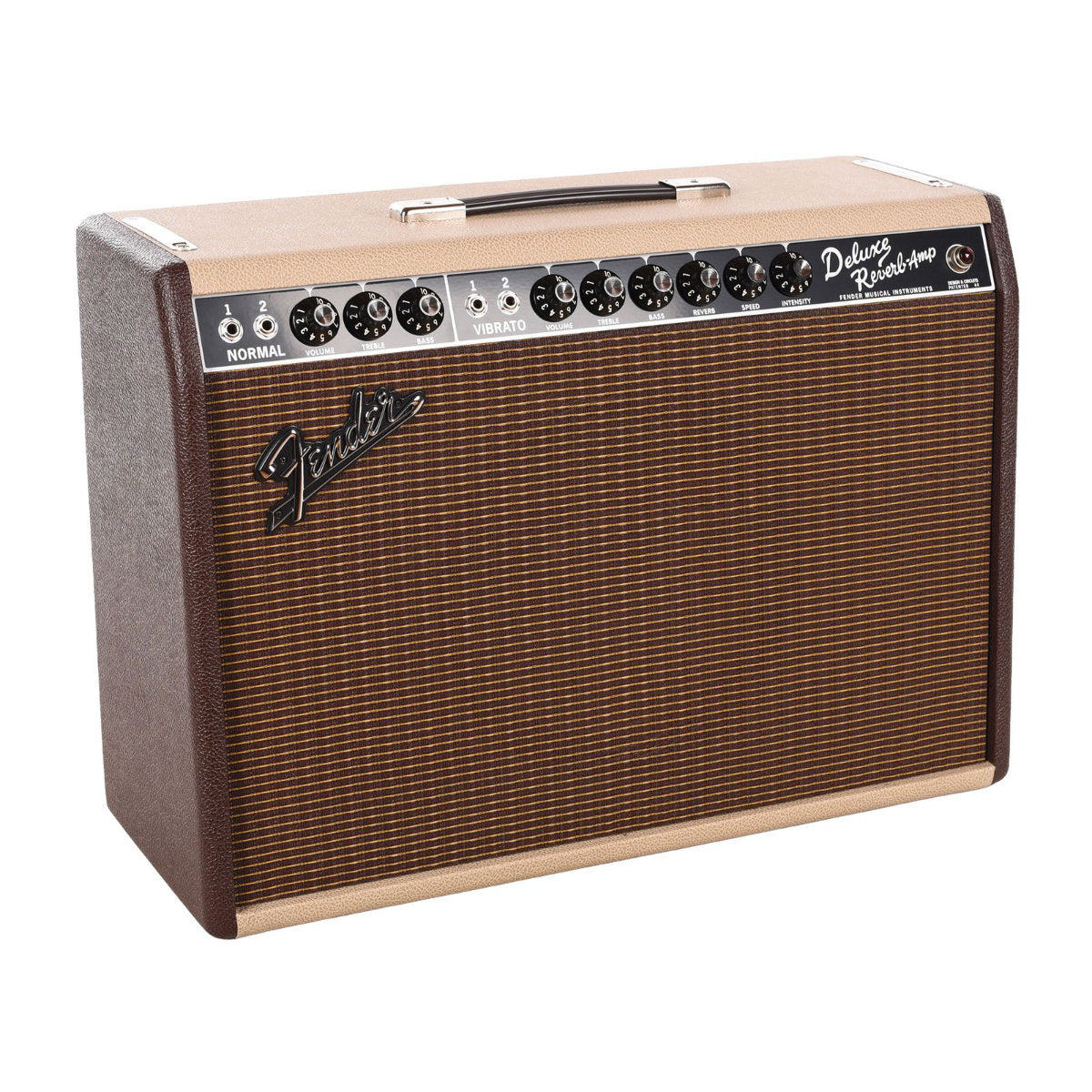 Fender FSR Limited Edition 65 Deluxe Reverb 22w 1x12 Combo Amp w/ G12-65 Speaker - Two-Tone Vanilla/Cocoa