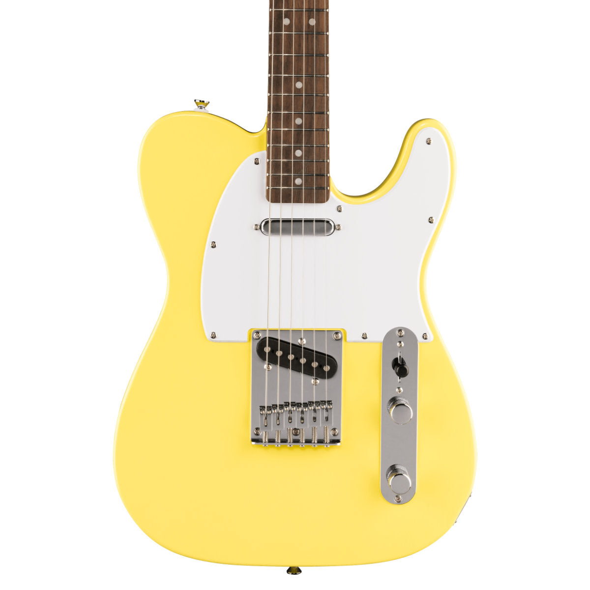 Squier Sonic Telecaster Electric Guitar - Laurel Fingerboard - White Pickguard - Canary Yellow