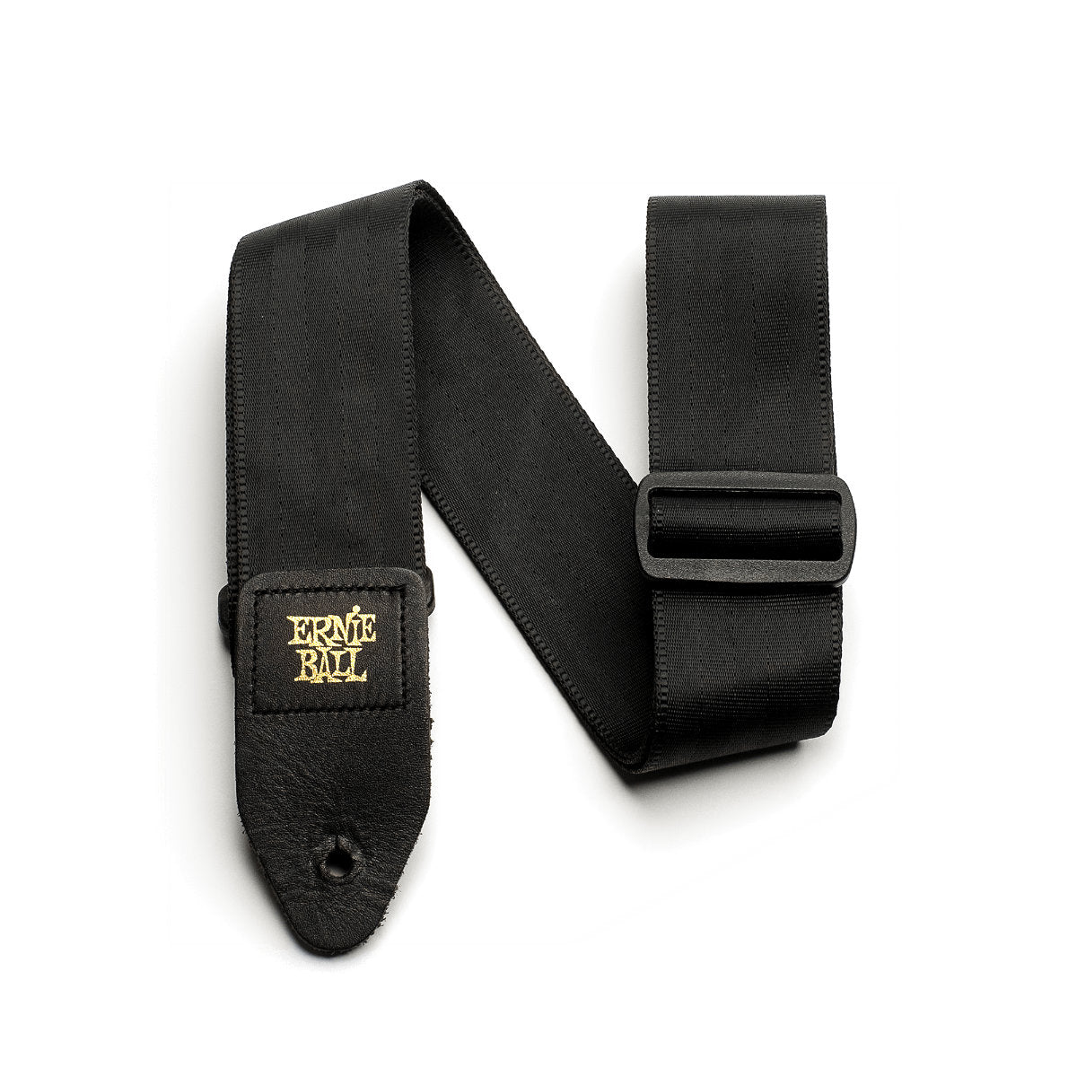 Ernie Ball Comfort Seatbelt Webbing Guitar/Bass Strap - Black - 2in - Bananas at Large®