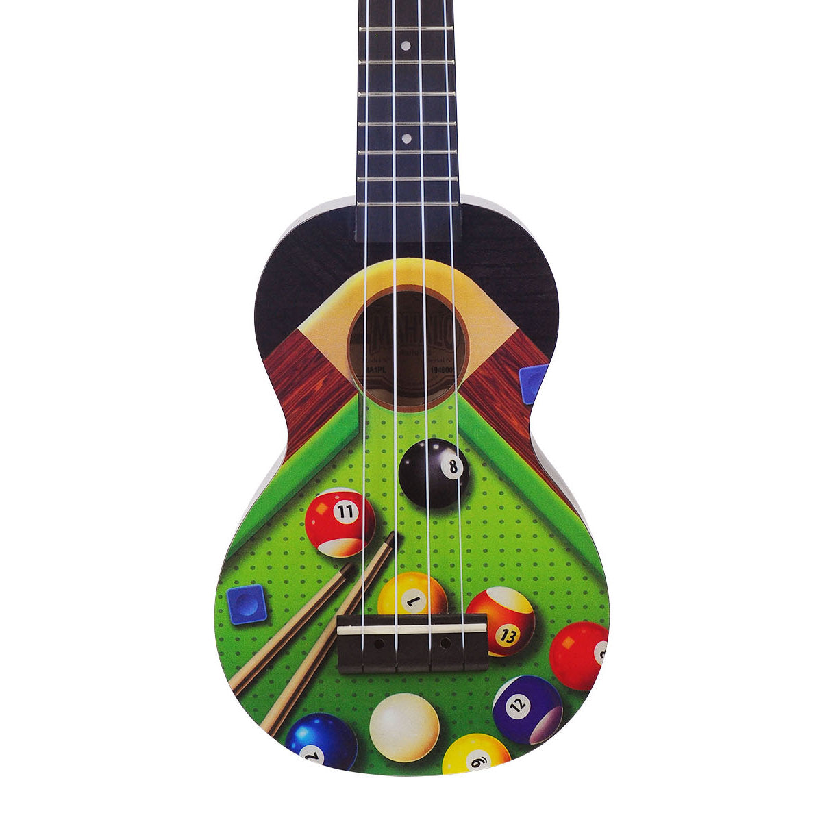 Mahalo MA1PL Art Series Soprano Ukulele - Pool Motiff