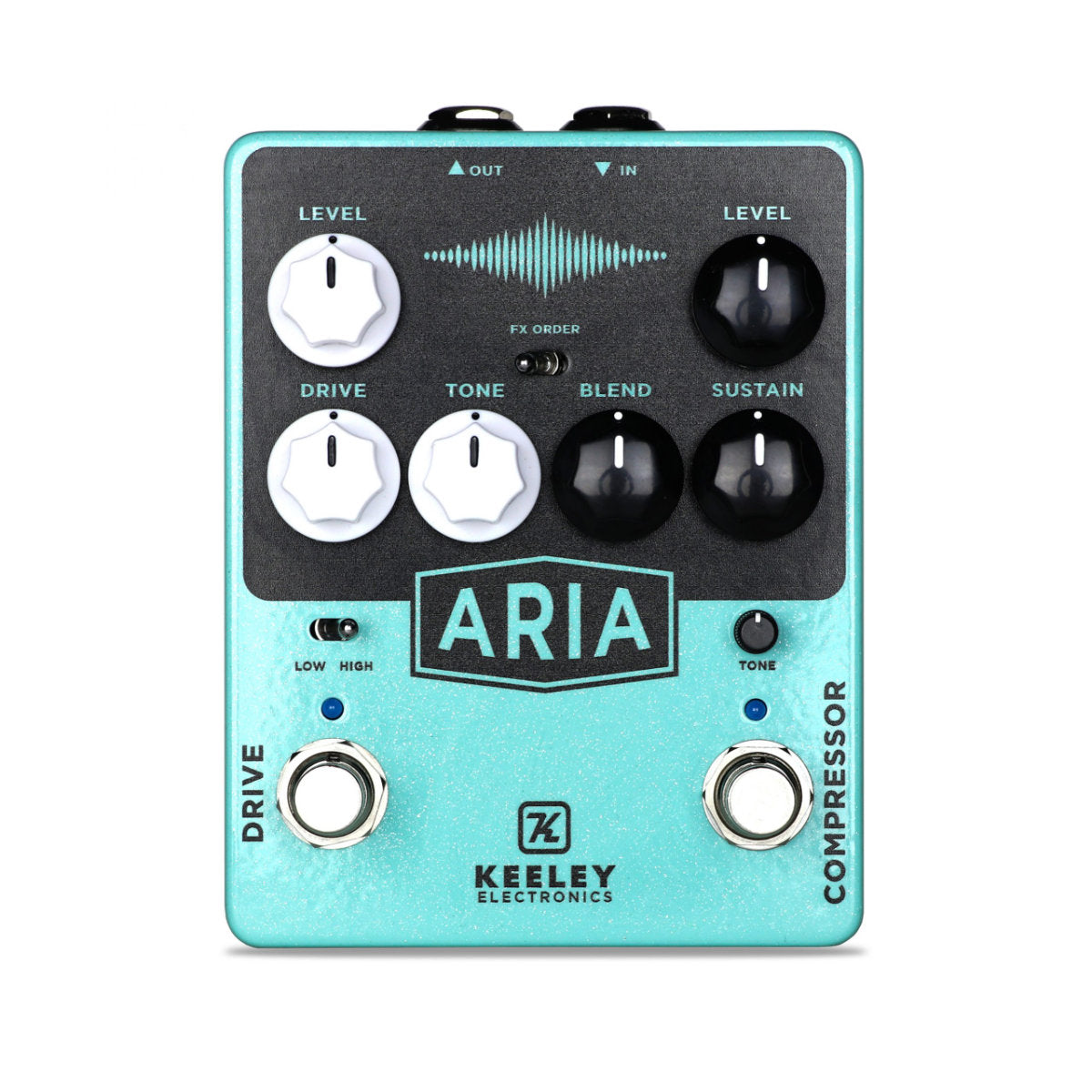 compressor and overdrive pedal Keeley Aria Compressor Overdrive Pedal