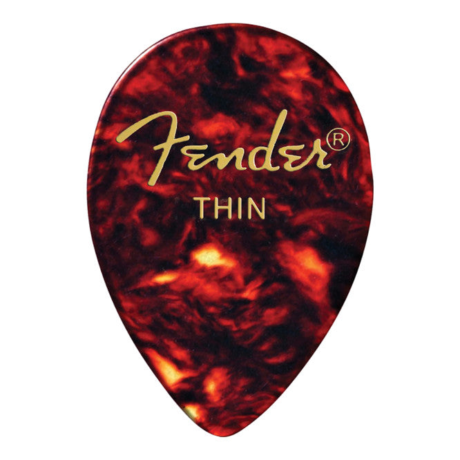 Fender Classic Celluloid 358 Shape Picks - Shell - Thin - 72 Pack - Bananas at Large®