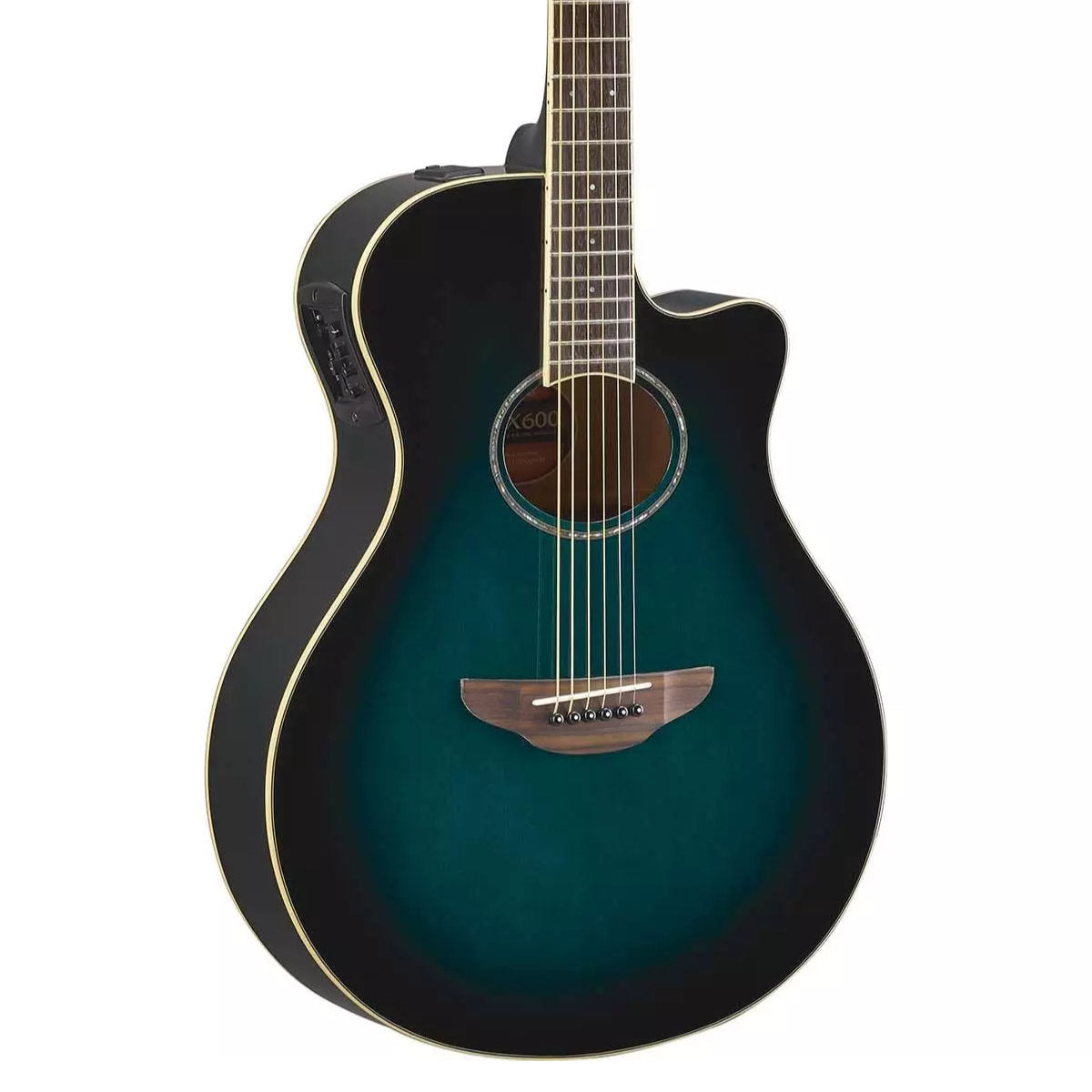 Yamaha APX600 Acoustic Electric Guitar - Oriental Blue Burst - Bananas at Large®