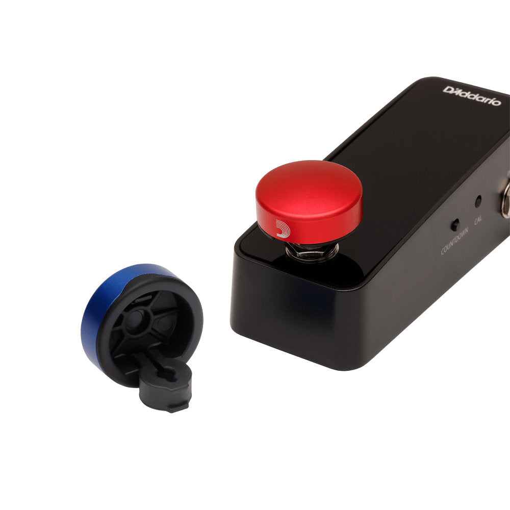 D'Addario XPND Footswitch Toppers - 2-Pack w/ 1 Blue & 1 Red