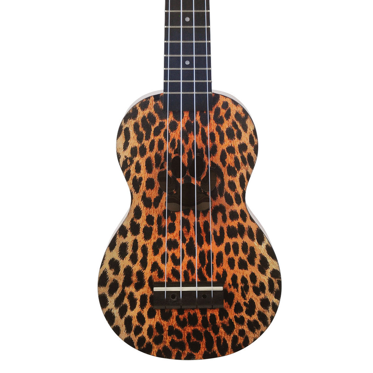 Mahalo MA1CH Art II Series Soprano Ukulele - Cheetah Motiff