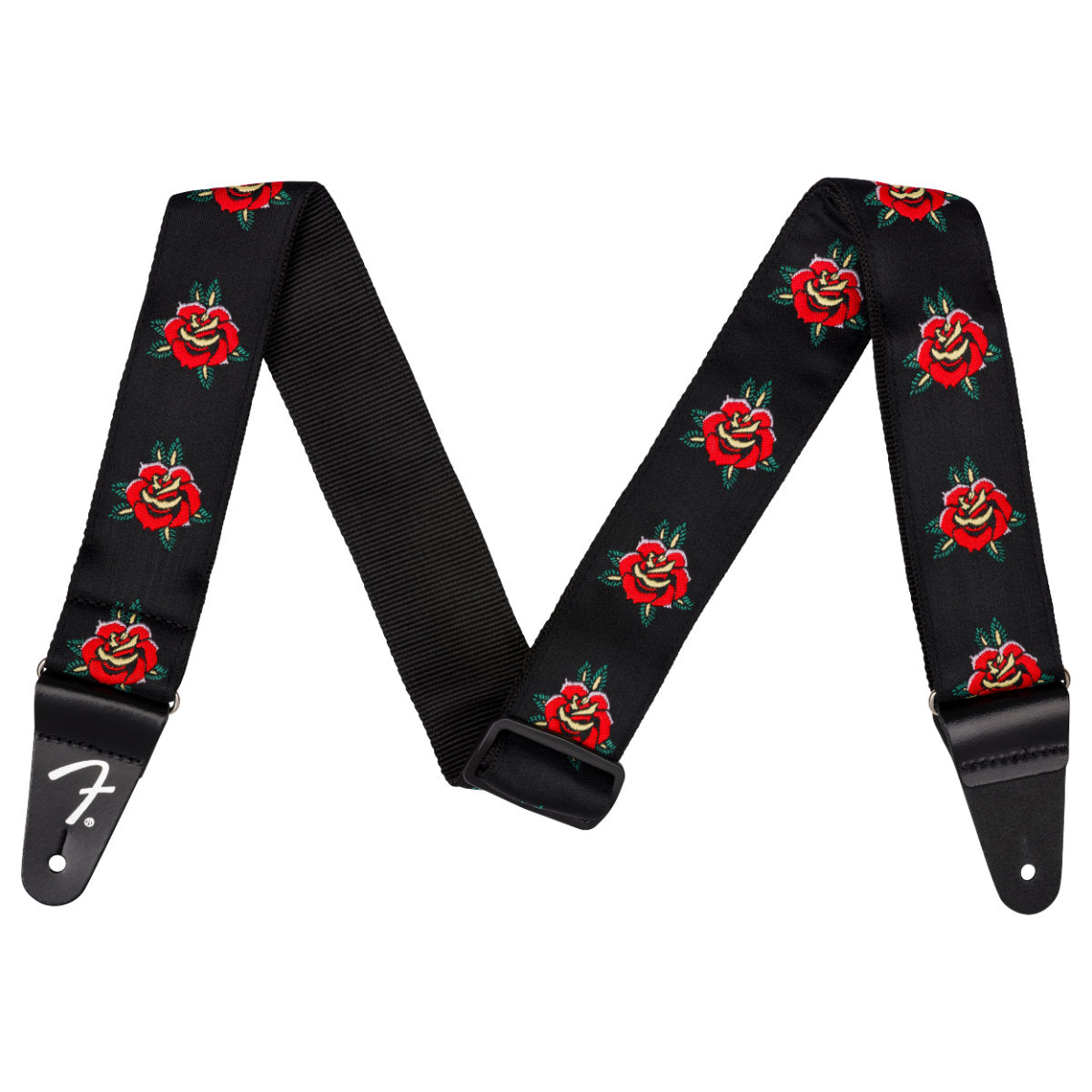 Fender Rose Strap - Red - 2in