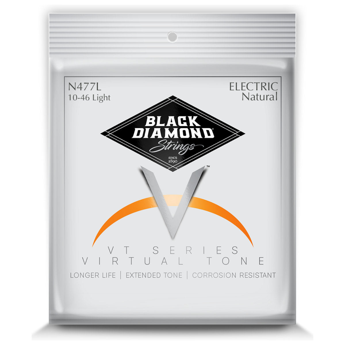 Black Diamond 400 Nickel Wound Premium Electric Guitar Strings - Light - 10-46 - Bananas at Large®