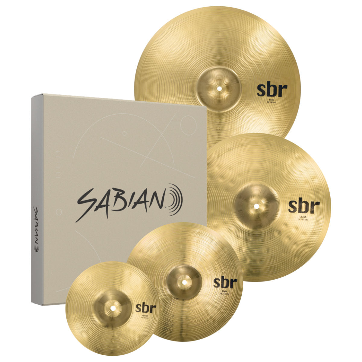 Sabian SBR Promotional Set Cymbal Pack w/ Free 10in Splash