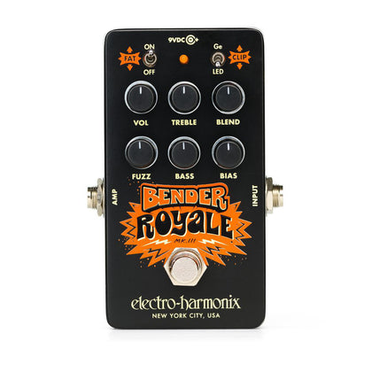 Electro-Harmonix Bender Royale Germanium Fuzz Pedal - Black