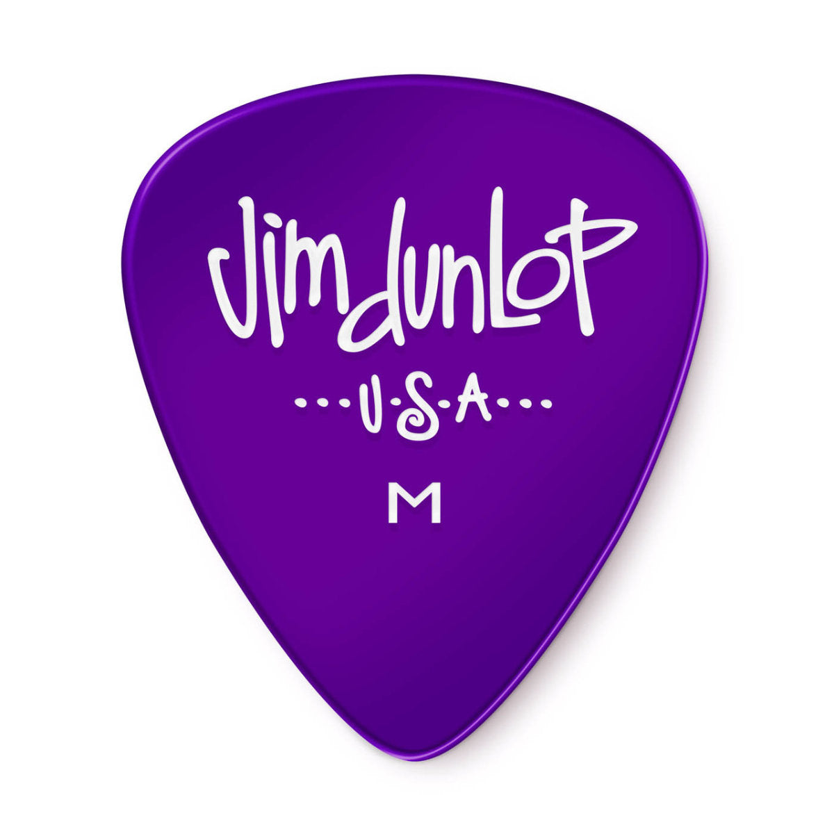 Dunlop 486PMD Gels Guitar Picks - Medium - Purple - 12 Pack