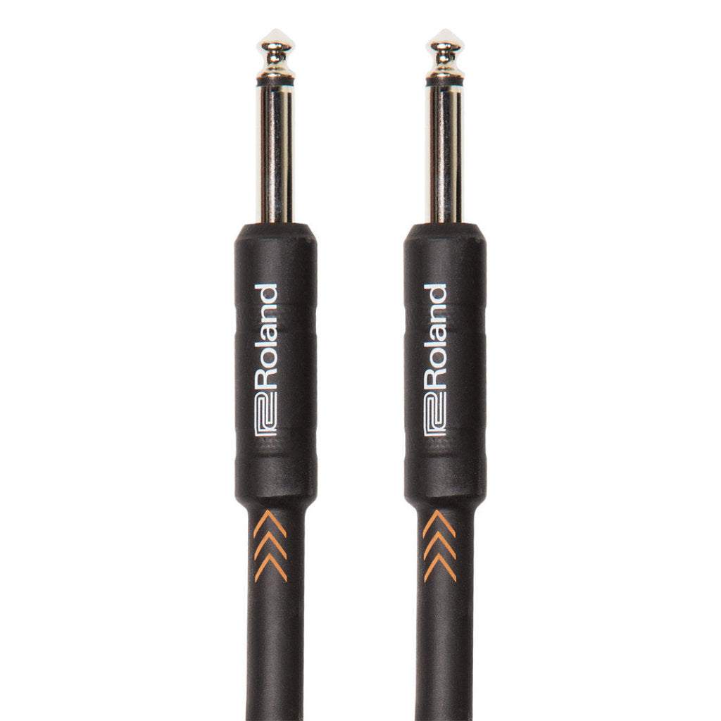 Roland RIC-B25 Black Series Straight to Straight Instrument Cable - 25 ft. - Bananas at Large®