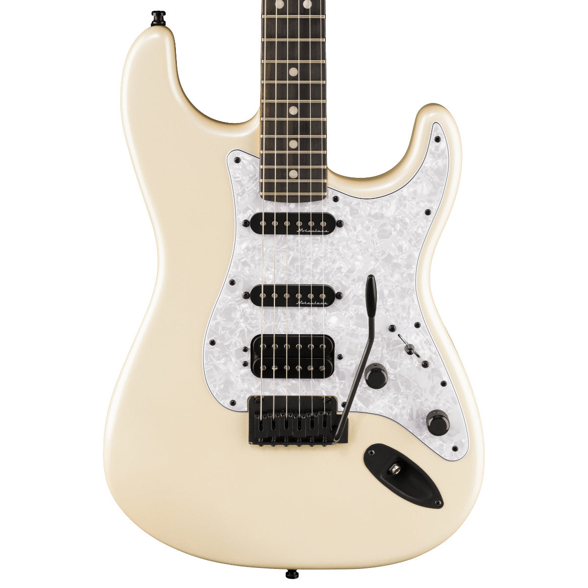 Fender Limited Edition Player Fusion Stratocaster HSS Electric Guitar - Ebony Fingerboard - Olympic Pearl