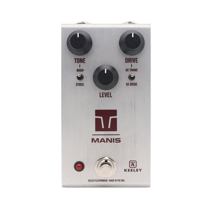 Keeley Manis Overdrive Pedal - Brushed Silver