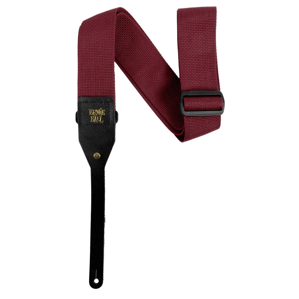Ernie Ball Acoustic Guitar Strap - Burgundy - Bananas at Large®
