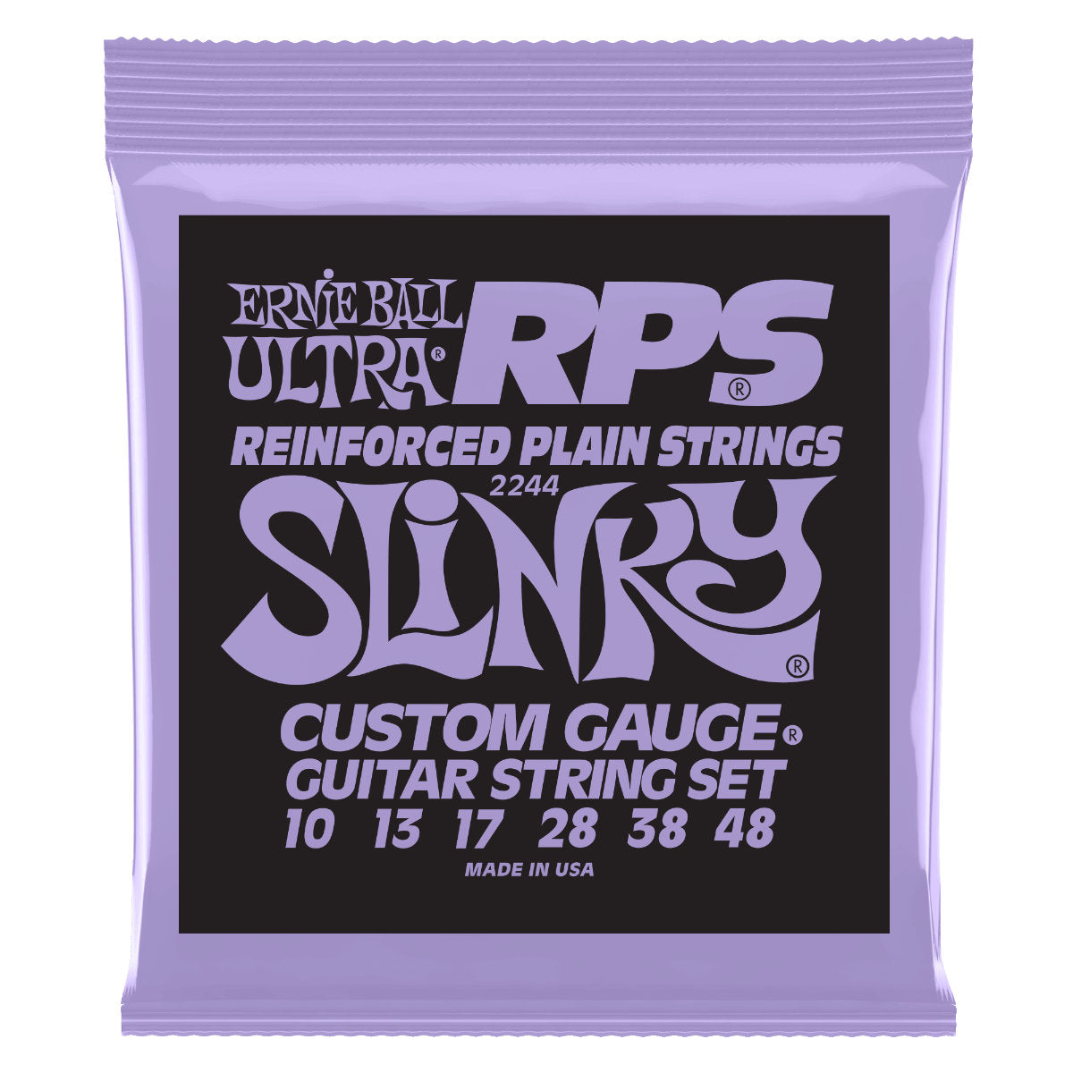 Ernie Ball Ultra Slinky RPS Nickel Wound Electric Guitar Strings - 10-48 Gauge