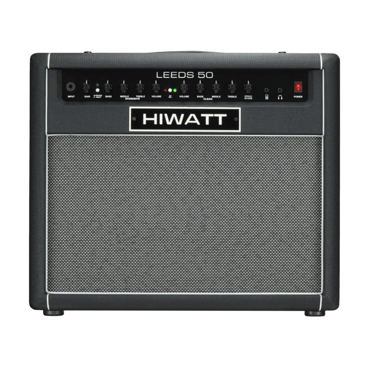 Hiwatt Leeds 50R 2-Channel Combo Guitar Amplifier w/ Spring Reverb - 50W