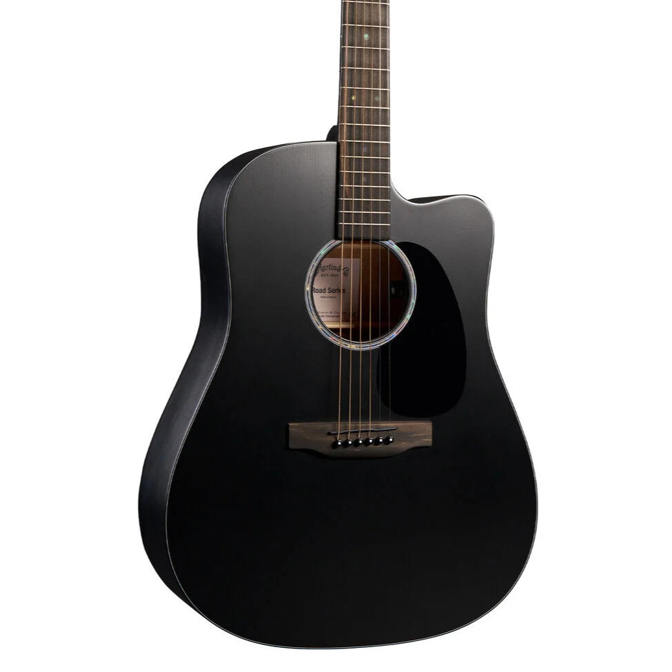 Martin Road Series DC-10E Modern Black Acoustic-Electric Guitar