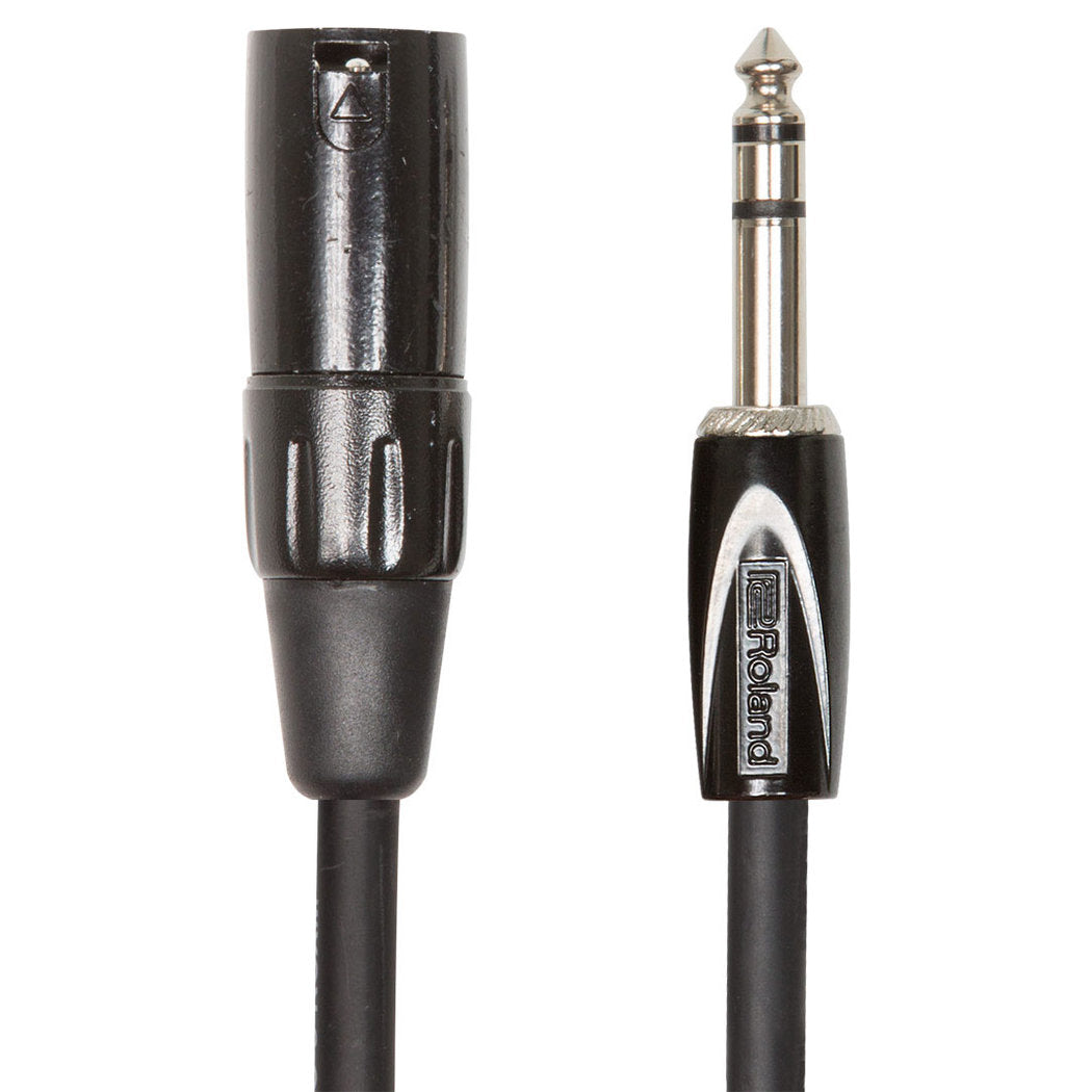 Roland RCC-15-TRXM Black Series Interconnect Cable, 1/4 in. to XLR - 15 ft. - Bananas at Large®
