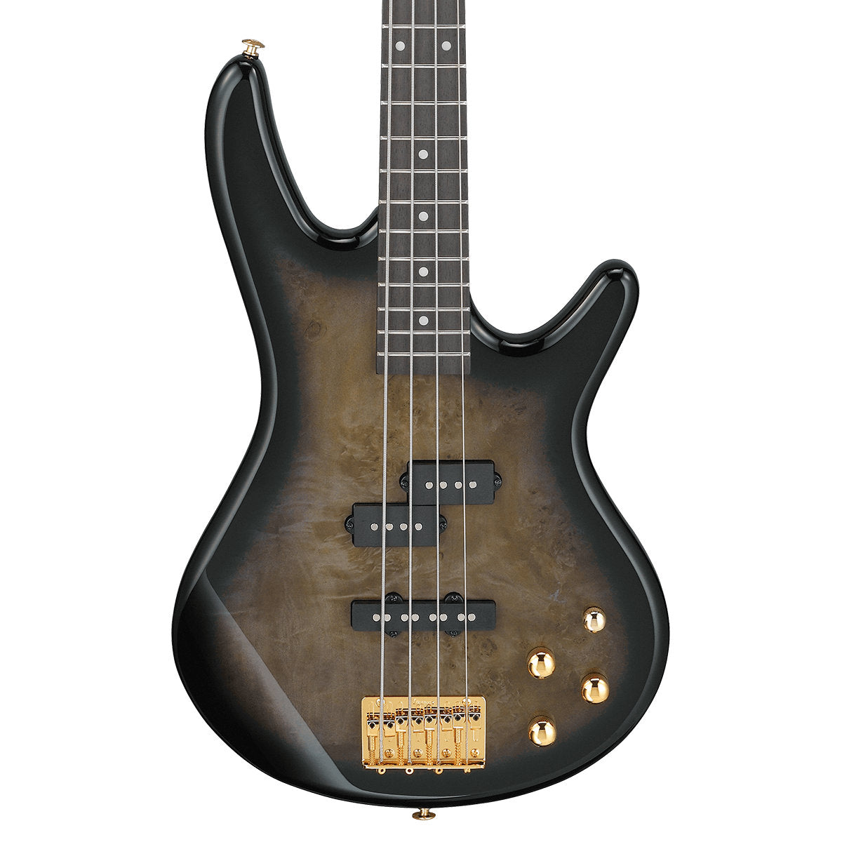 Ibanez SR Series Gio Electric Bass Guitar - Transparent Pale Black Burst