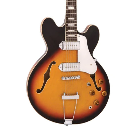 Vintage Guitars VSA500P ReIssued Semi-Hollow Electric Guitar - Vintage Sunburst