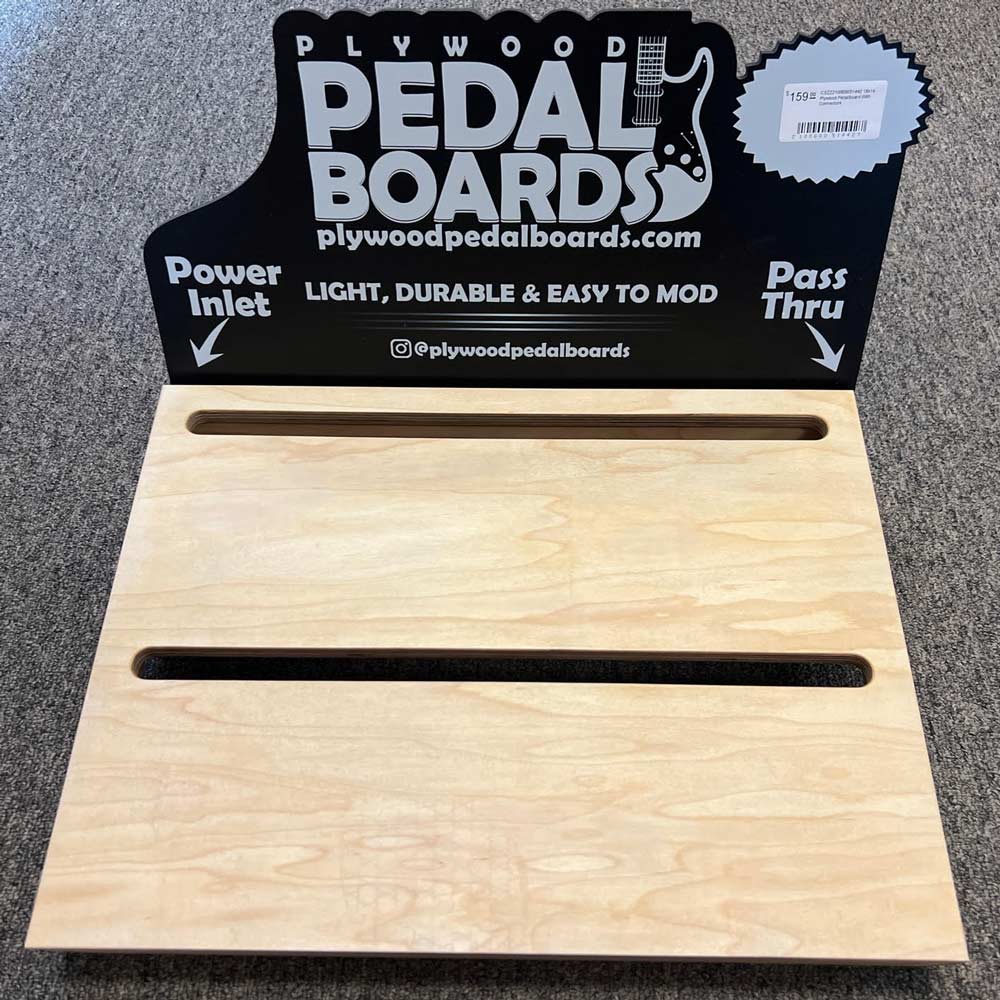Plywood Pedalboards 18x14 With Connectors