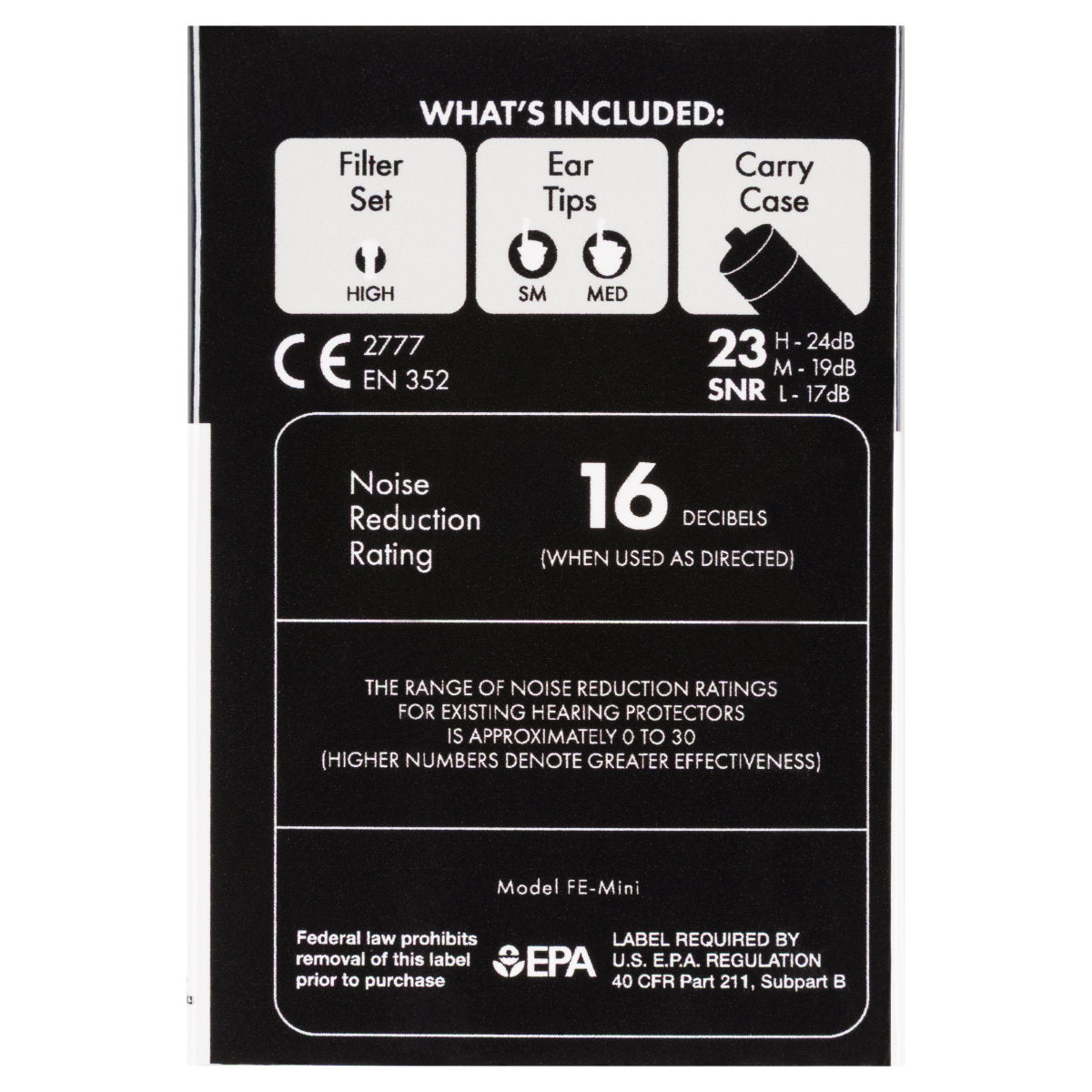 Fender Professional Hi-Fi Ear Plugs