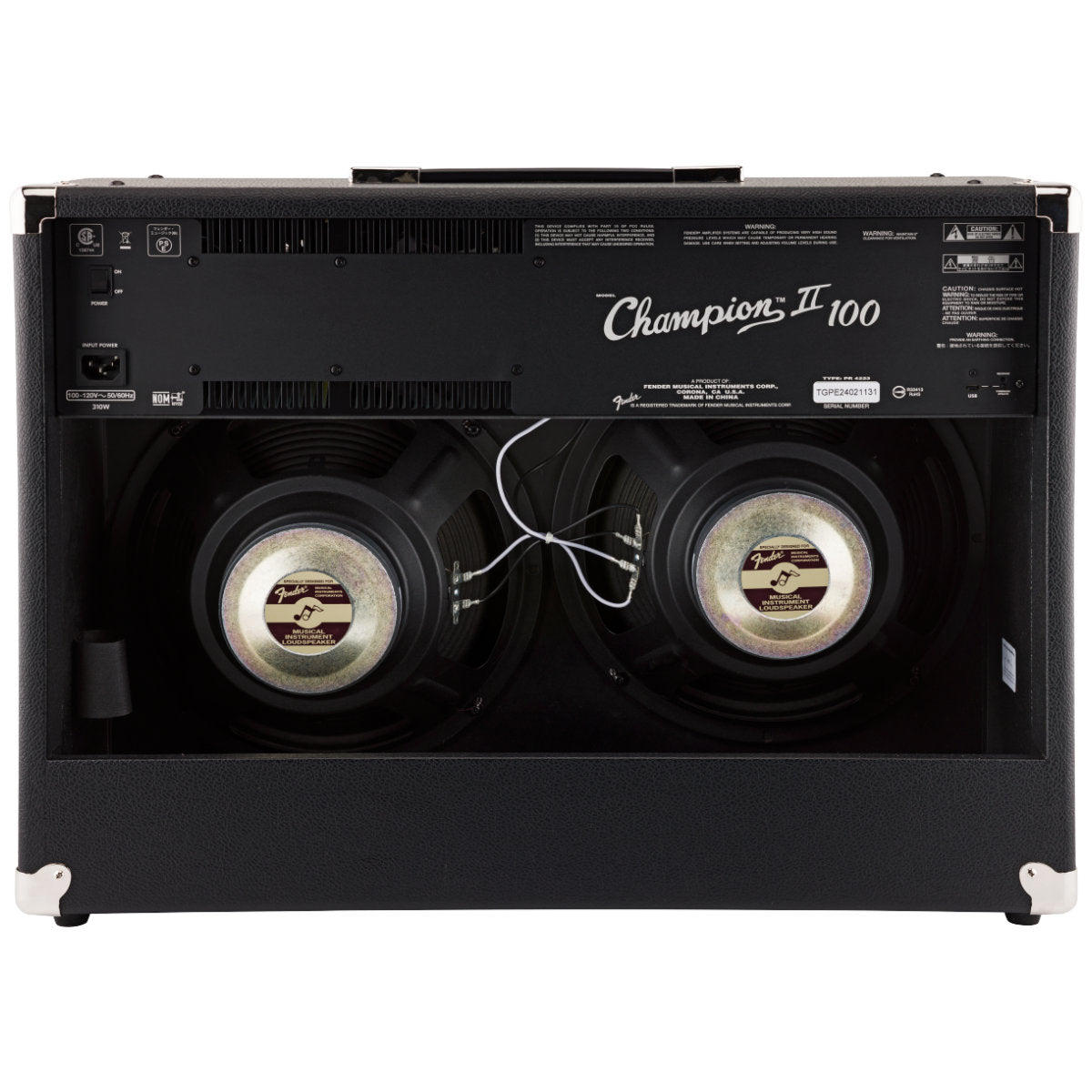 Fender Champion II 100 120V 2x12 100-Watts Guitar Combo Amp